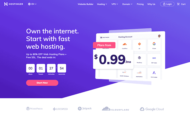 Hostinger - WordPress Hosting