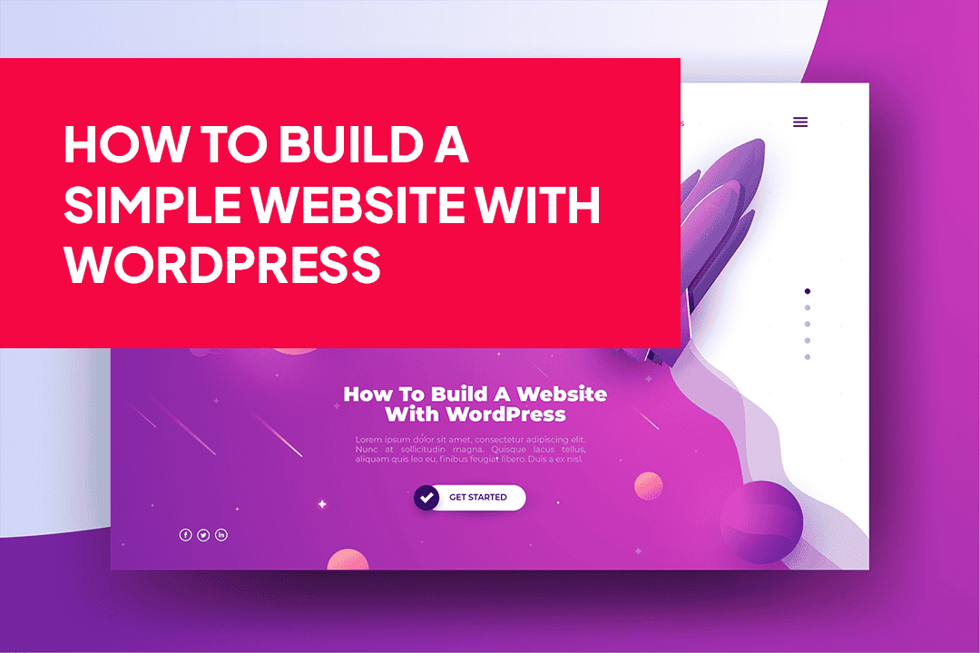 How to build a simple website on WordPress