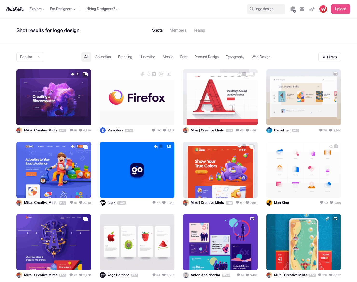 Logo's on Dribbble