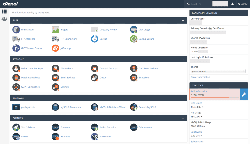 Stablepoint Hosting - Cpanel