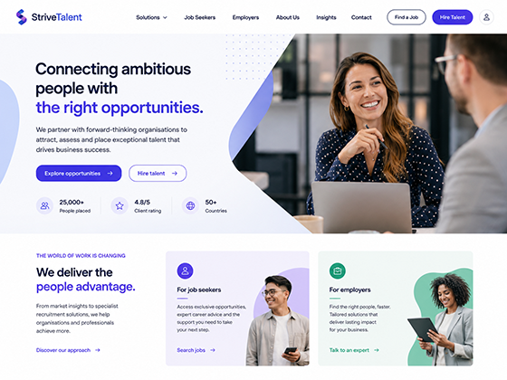 Recruitment Agency Website Design